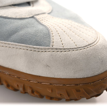 Hermes Suede Goatskin Jet Sneakers 38 Gris Nuage White 15 of 18