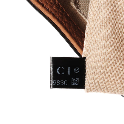 Gucci Pebbled Calfskin Medium Soho Clutch Camelia 8 of 9