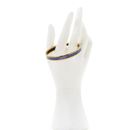 Hermes Enamel Narrow Printed Chain D Ancre Bracelet 65 2 of 6