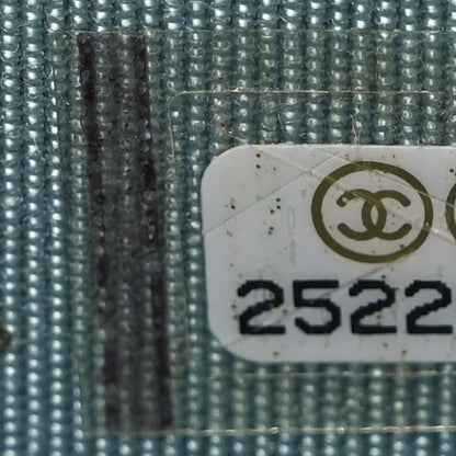 Chanel Iridescent Caviar Quilted Zip Coin Purse Light Blue 7 of 8