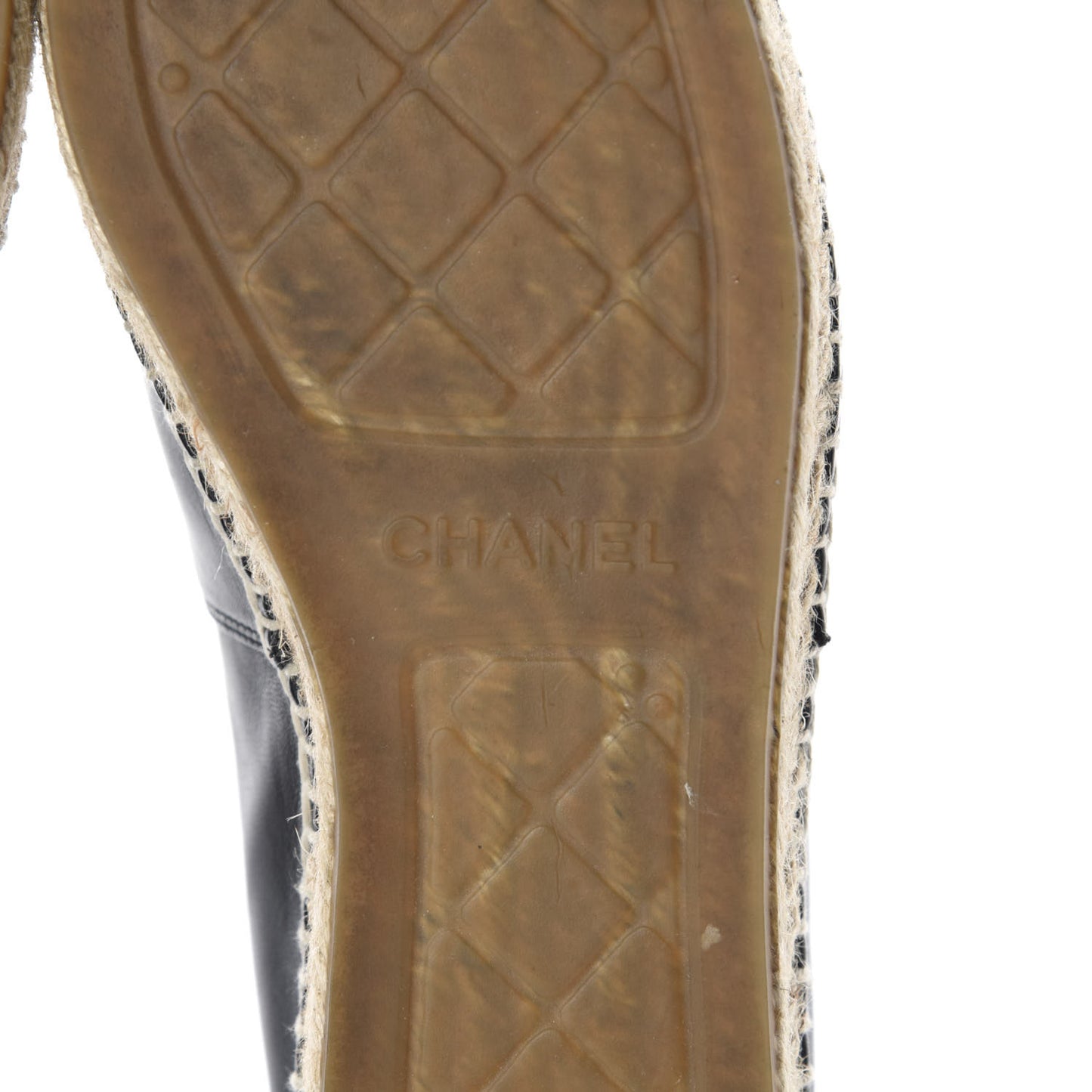 Lambskin CC Espadrilles 40 Black