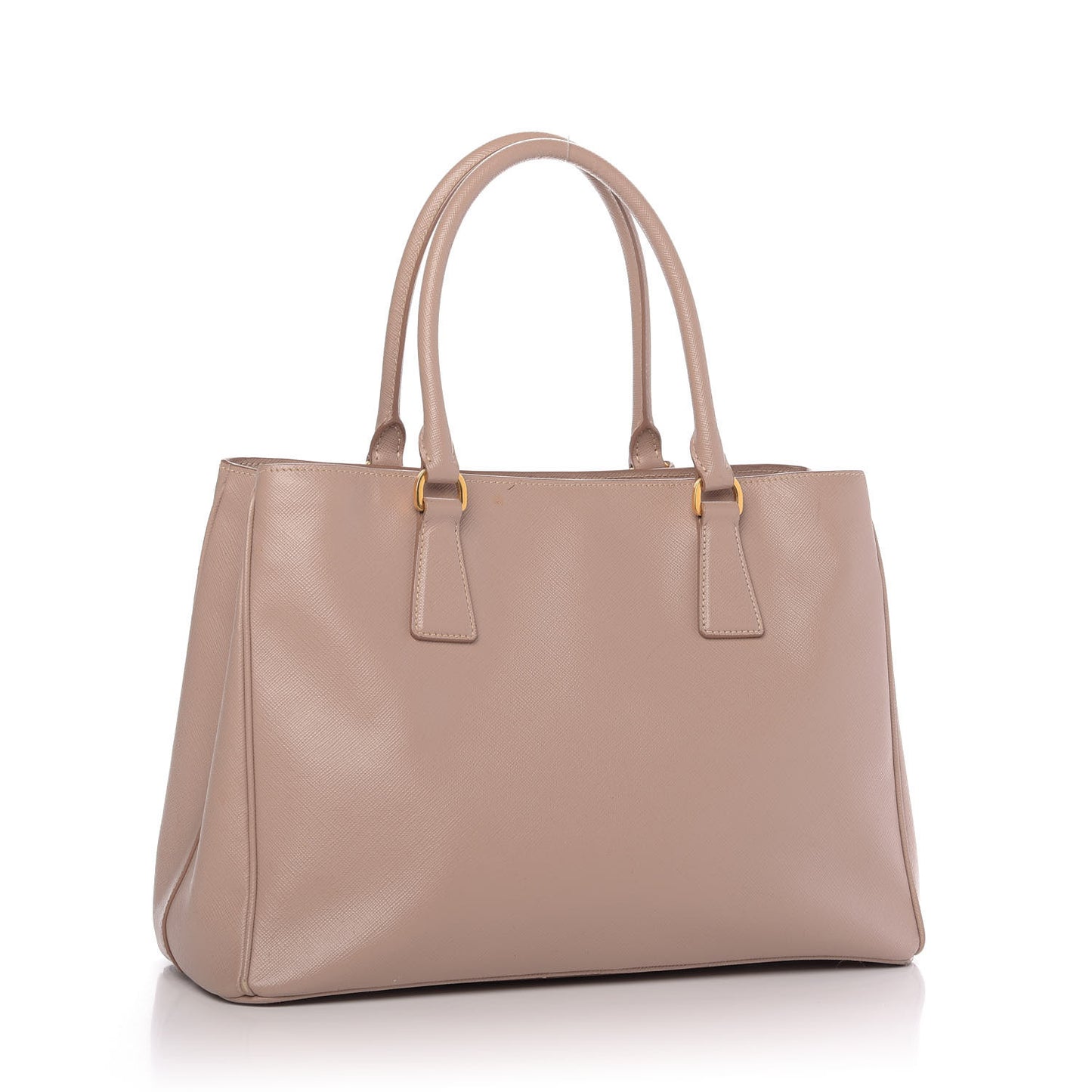 Saffiano Lux Medium Tote Cammeo