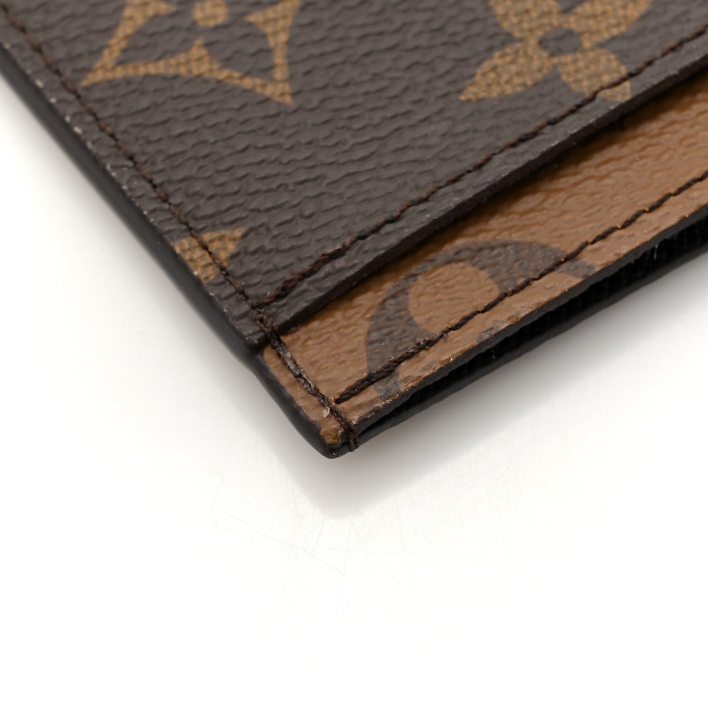 Reverse Monogram Card Holder