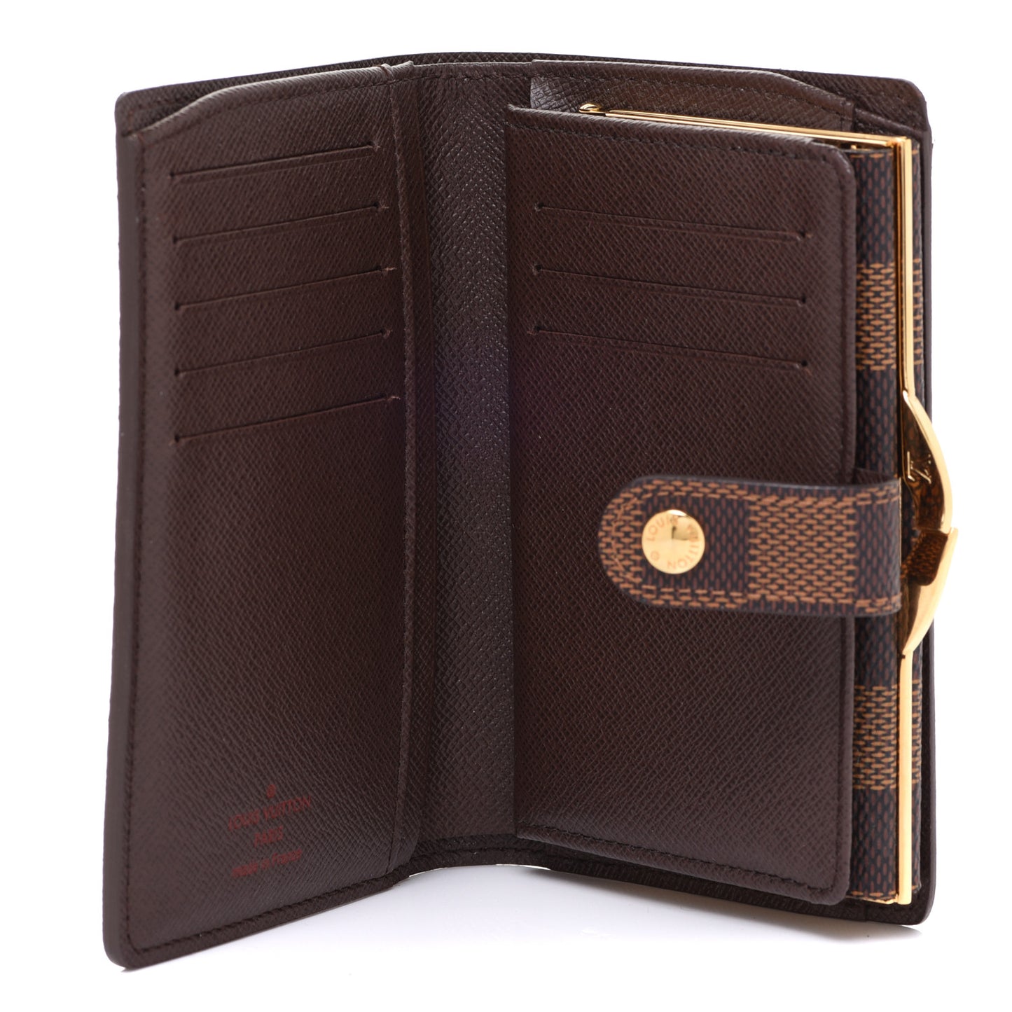 Damier Ebene French Purse Wallet