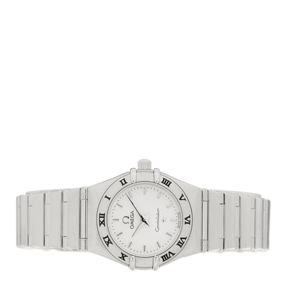 Omega Stainless Steel 22mm Constellation Quartz Watch White 1562.30 2 of 4
