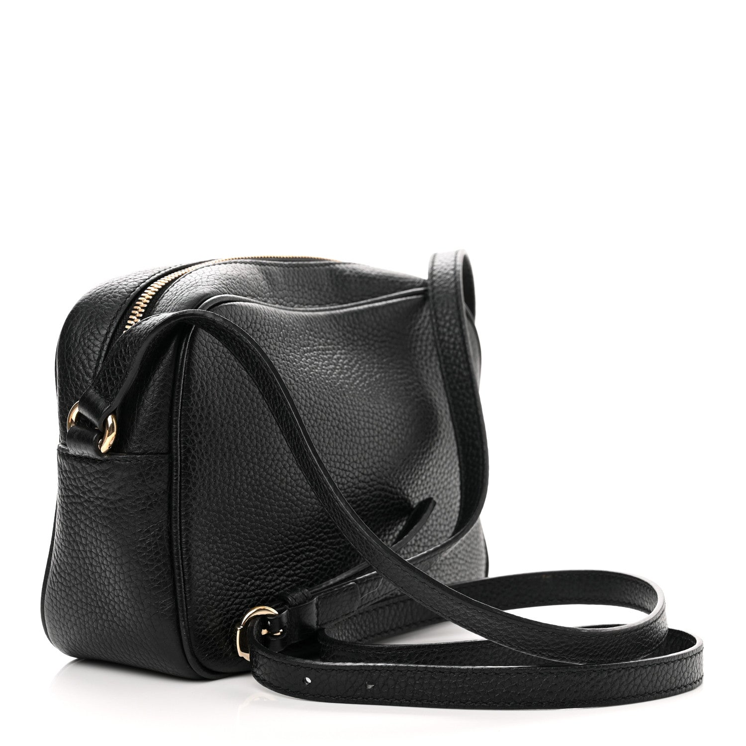 Gucci Pebbled Calfskin Small Soho Disco Bag Black 3 of 11