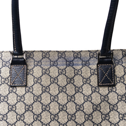Gucci Soft GG Supreme Monogram Vertical Tote Navy 9 of 10