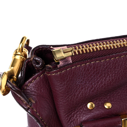 Chloe Calfskin Medium Marcie Satchel Dark Velvet 17 of 21