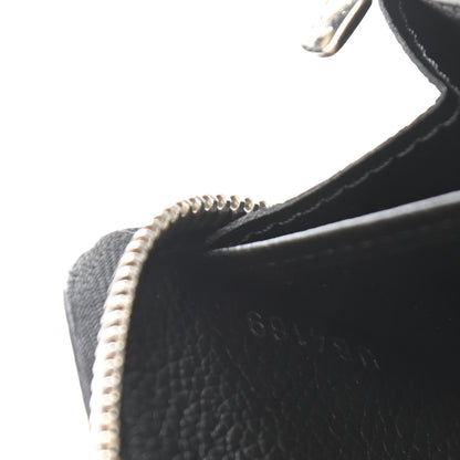 Louis Vuitton Calfskin Zippy Lockme Wallet Black 7 of 8