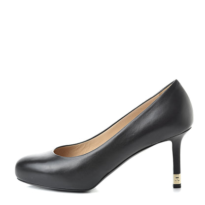 Chanel Lambskin CC Pumps 37 Black 1 of 16