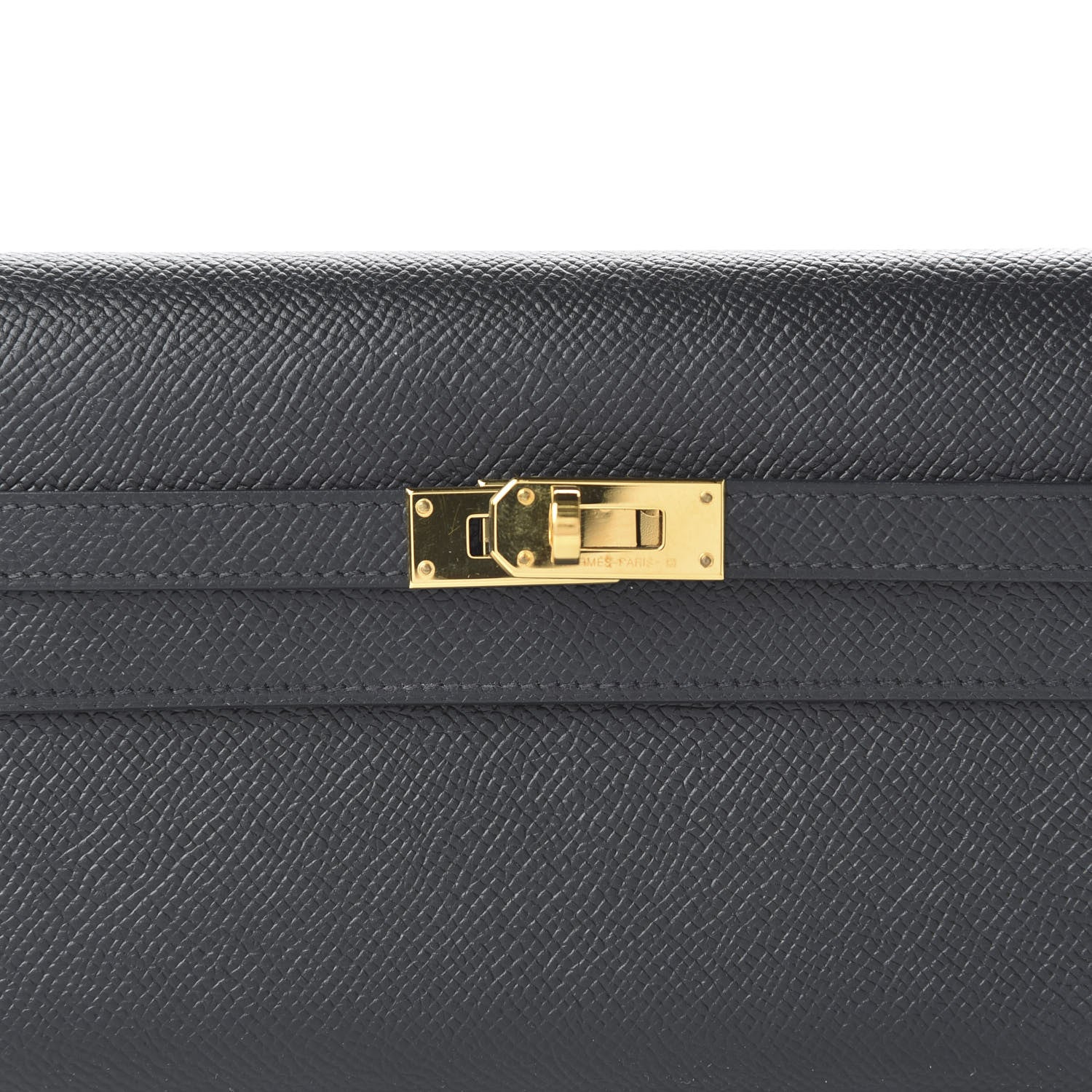 Hermes Epsom Kelly Longue Wallet Black 9 of 9