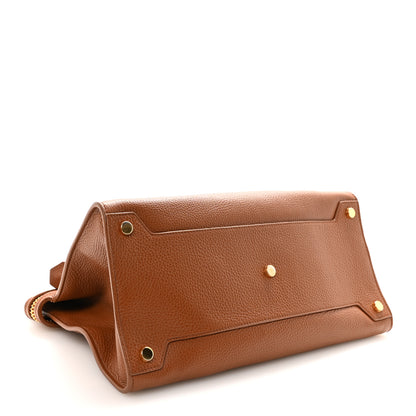 Tom Ford Grained Calfskin Tote Tobacco 4 of 9