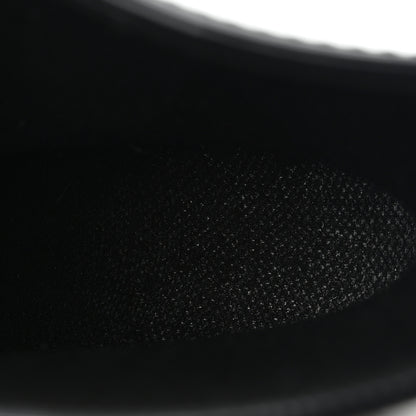 Louis Vuitton Rubber Embossed Monogram Drops Flat Half Boots 38 Black 8 of 8