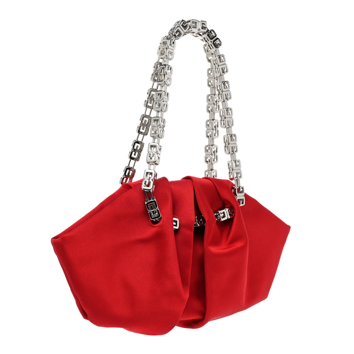Givenchy Satin Mini Kenny Shoulder Bag Red 3 of 9