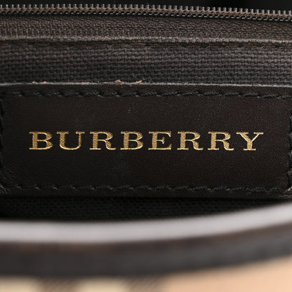 Burberry Haymarket Check Medium Regent Tote Chocolate 6 of 18