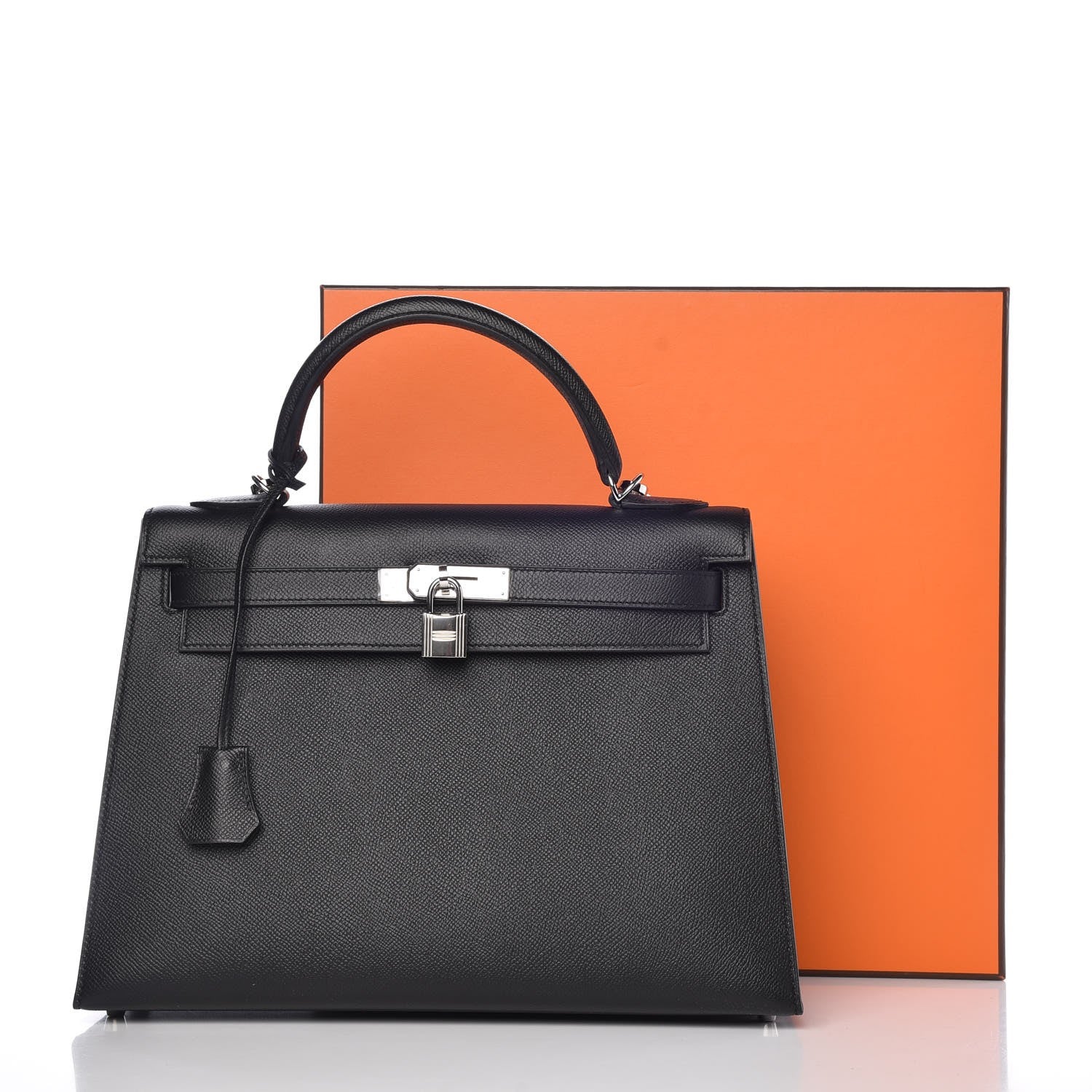 Hermes Epsom Kelly Sellier 32 Black 35 of 35