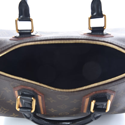 Louis Vuitton Monogram Mirage Speedy 30 Black 5 of 10