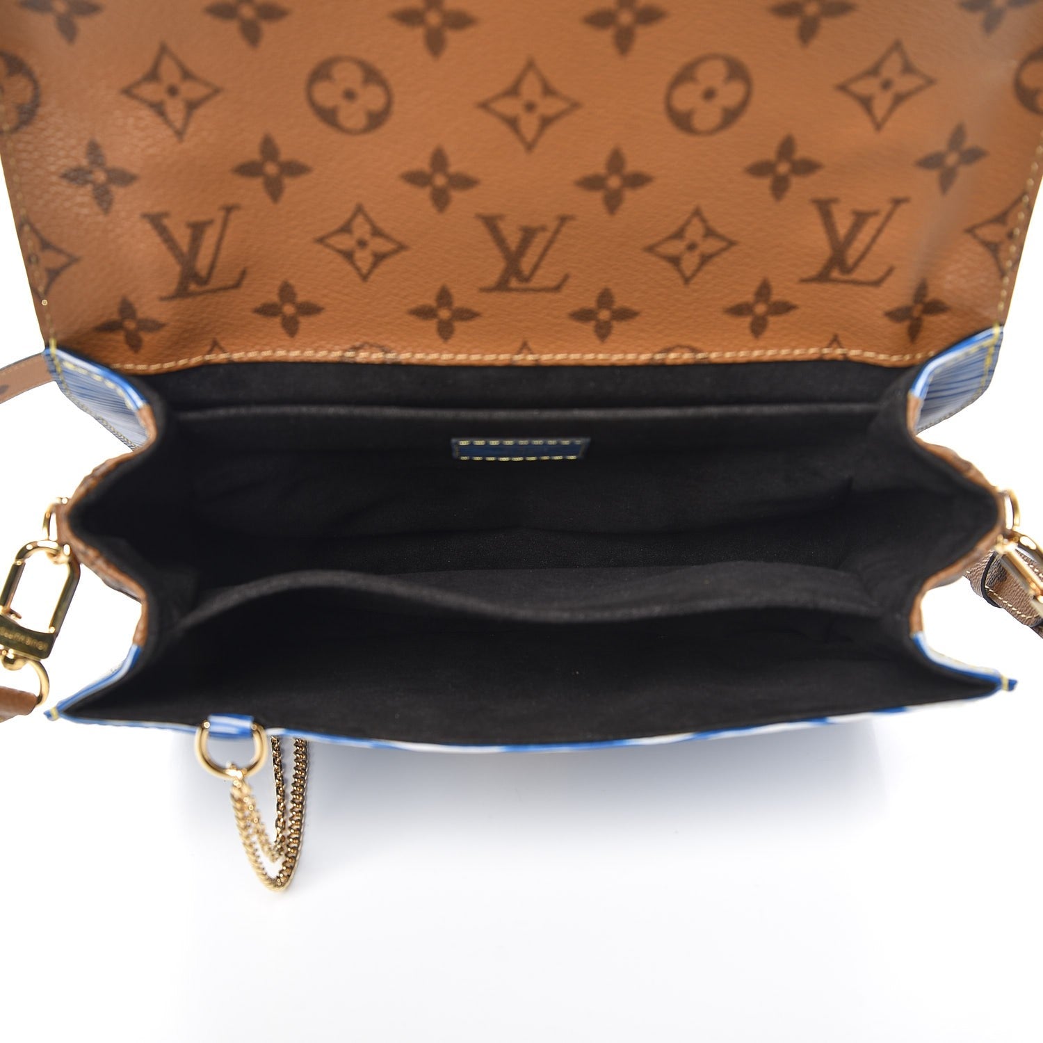 Louis Vuitton Epi Reverse Monogram Pochette Metis Denim Light 5 of 7
