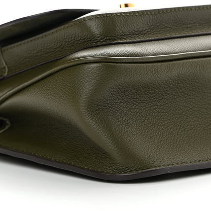 Louis Vuitton Grained Calfskin Lockme Chain Bag PM Kaki 9 of 12