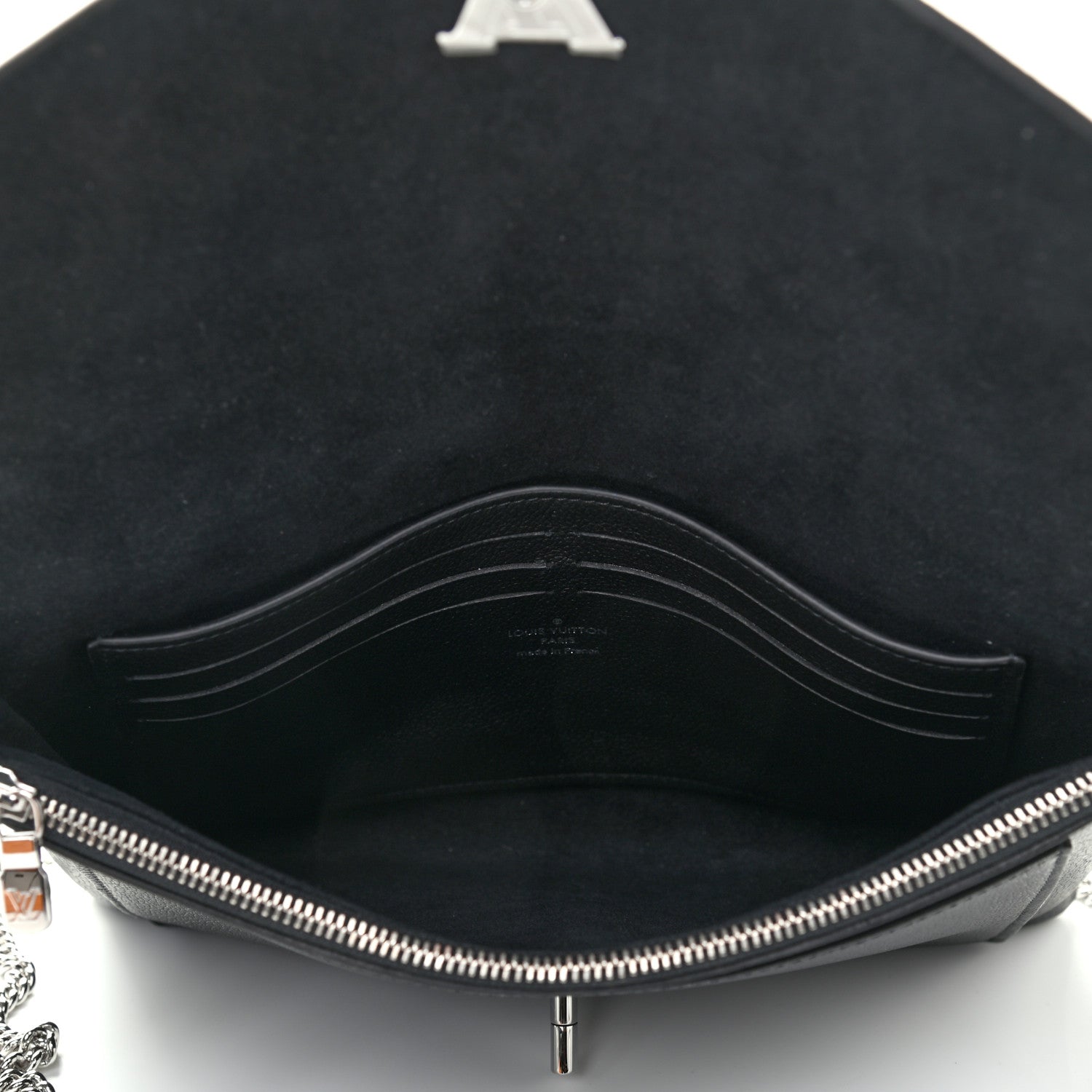 Louis Vuitton Soft Calfskin My Lockme Pochette Black 5 of 6