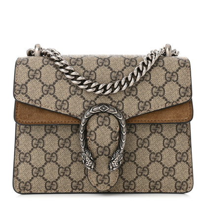 Gucci GG Supreme Monogram Mini Dionysus Shoulder Bag Taupe 1 of 10