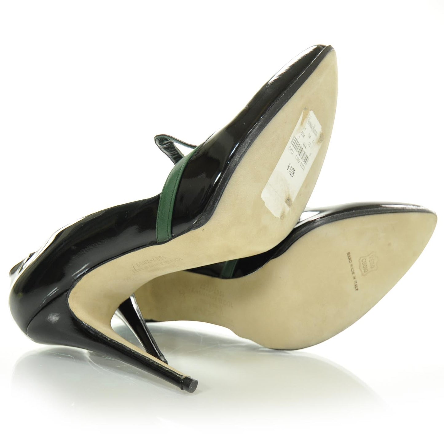 MANOLOBLAHNIKPatent100thAnniversaryPumps9.5BlackGreen