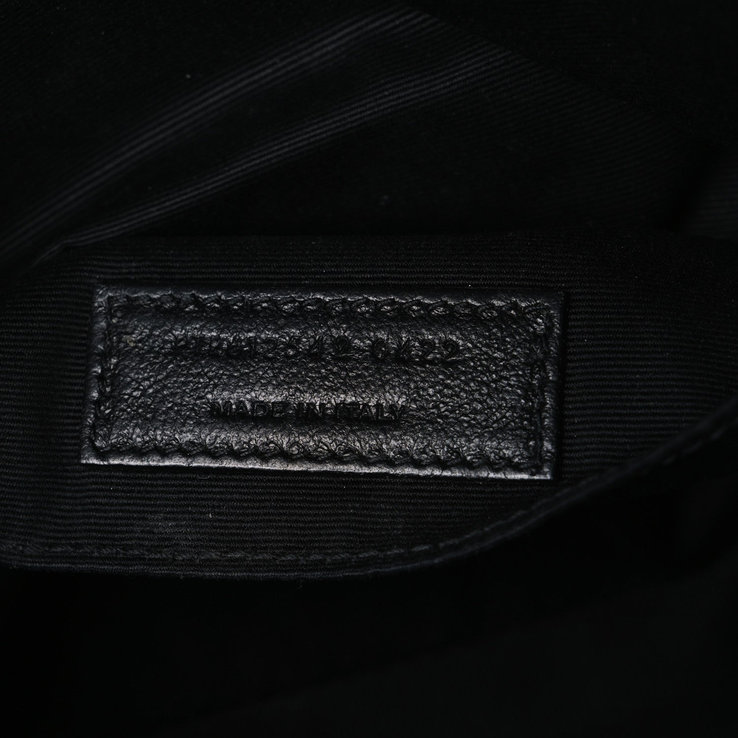 Saint Laurent Patent Calfskin Crocodile Embossed Monogram Lou Camera Bag Black 7 of 11