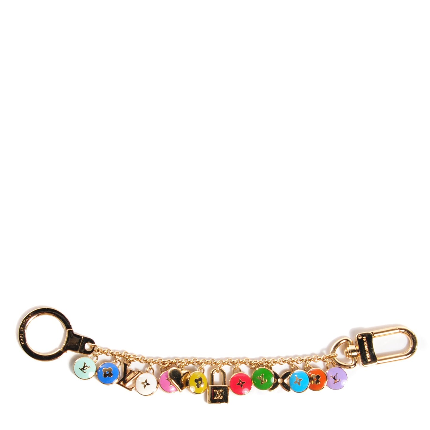 Pastilles Key Chain Bag Charm Multicolor