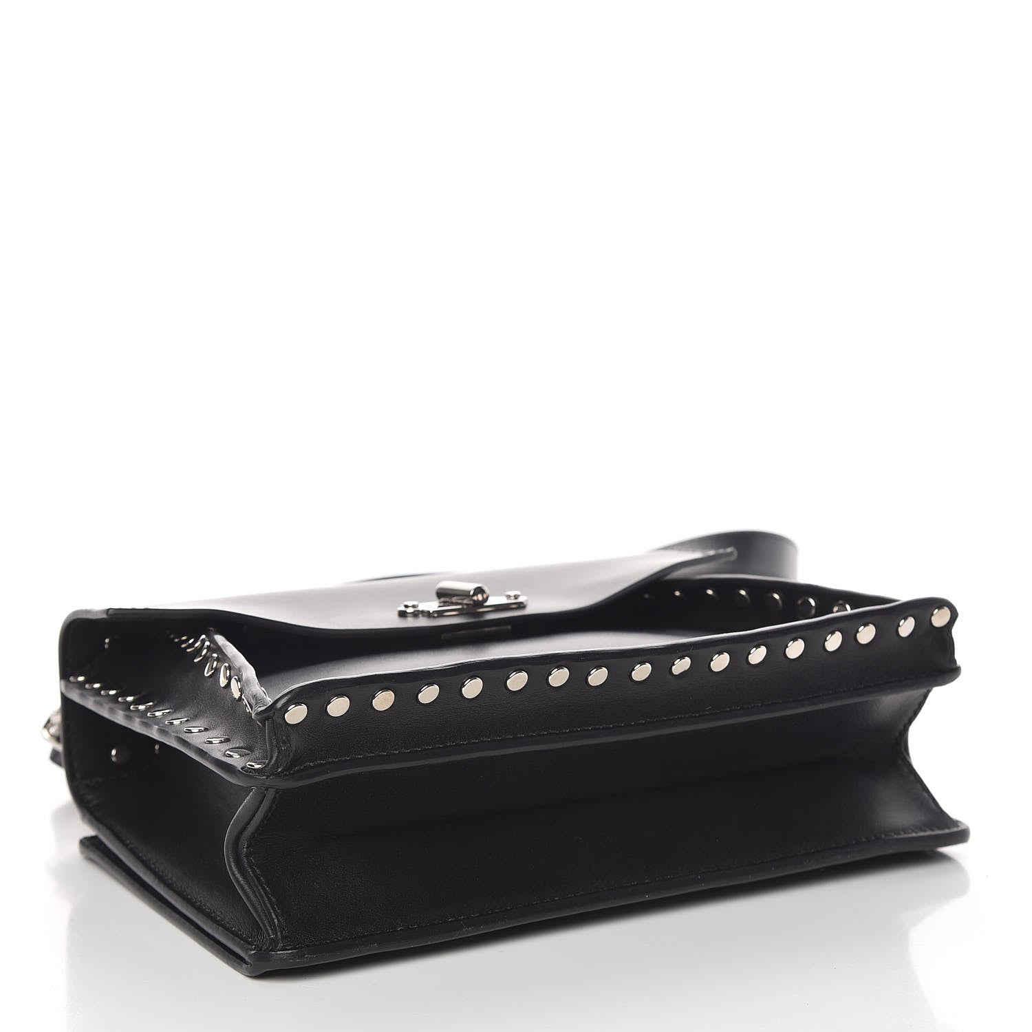 Proenza Schouler Calfskin Small Studded Hava Top Handle Bag Black 4 of 11