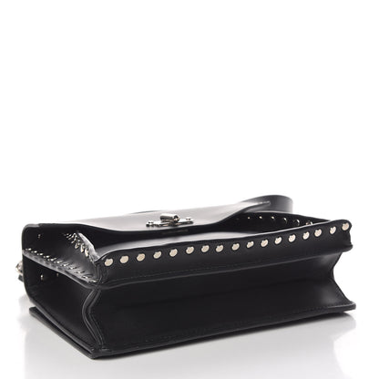 Proenza Schouler Calfskin Small Studded Hava Top Handle Bag Black 4 of 11