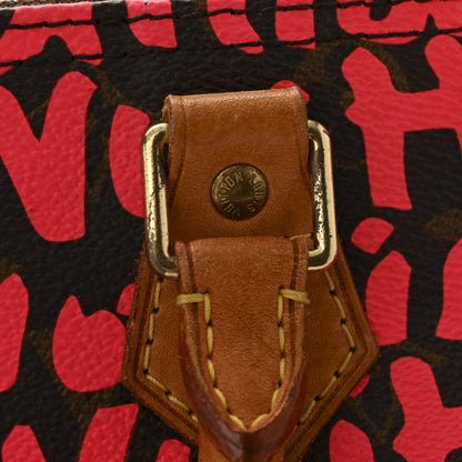 Louis Vuitton Monogram Graffiti Speedy 30 Fuchsia 14 of 14