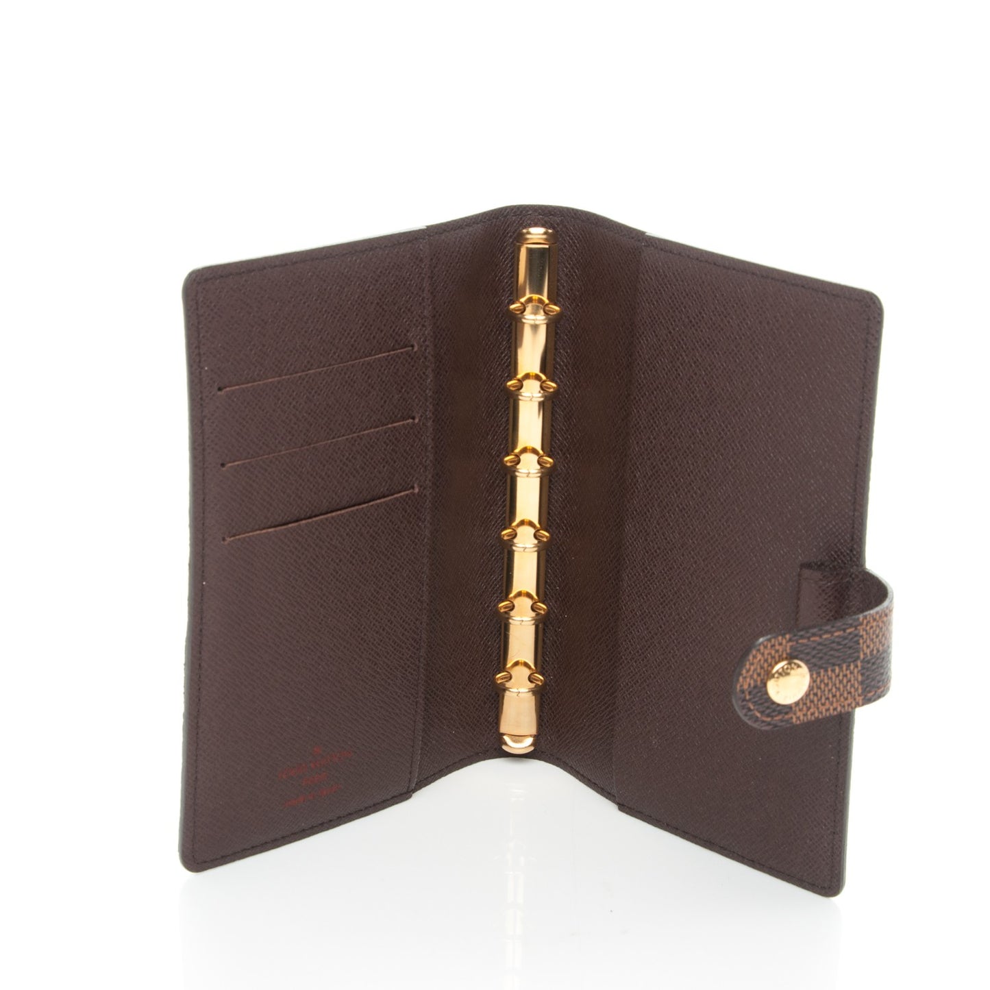 Damier Ebene Small Ring Agenda Cover