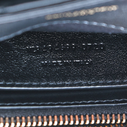 Saint Laurent Calfskin Y Quilted Monogram Small Loulou Chain Satchel Black 6 of 8