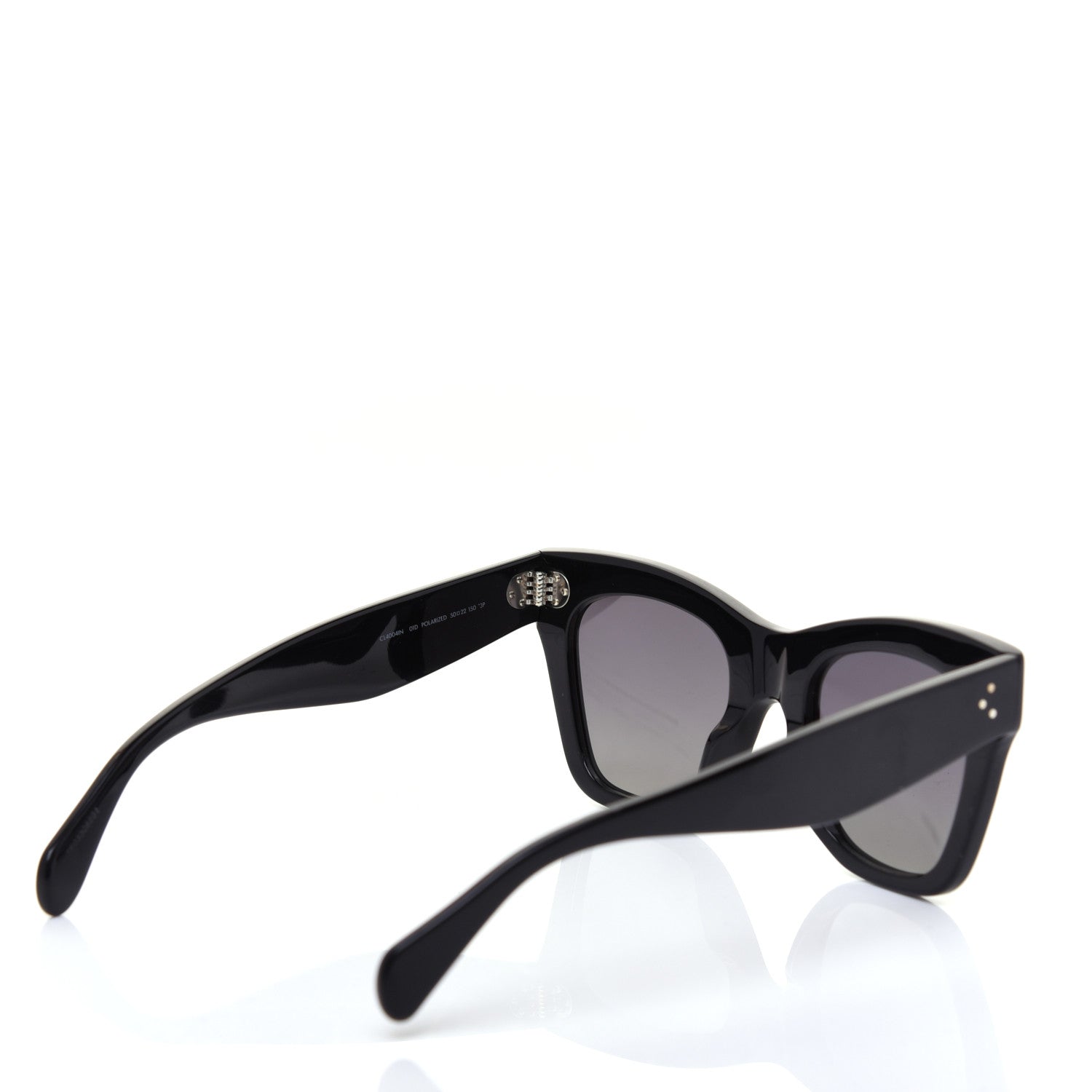 Celine Polarized Sunglasses CL4004IN Black 4 of 8