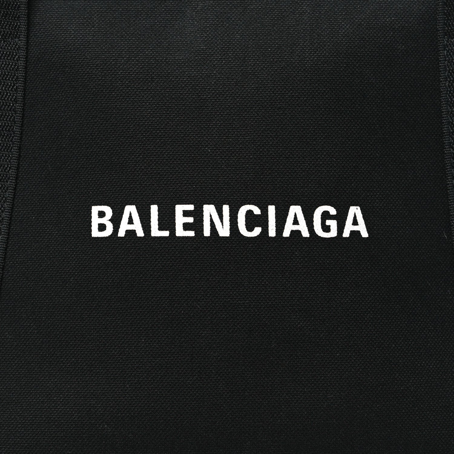 Balenciaga Cotton Canvas Calfskin S Black 9 of 11