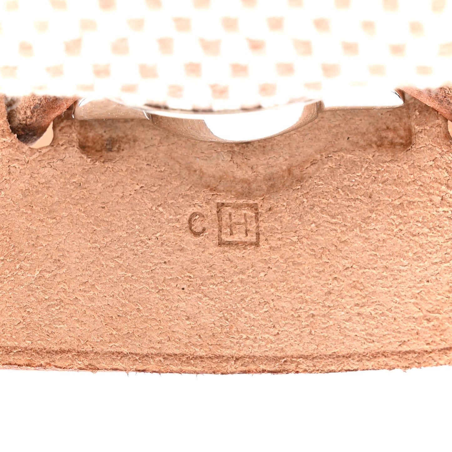 Toile Vache Calfskin Herbag 30 PM Black Natural