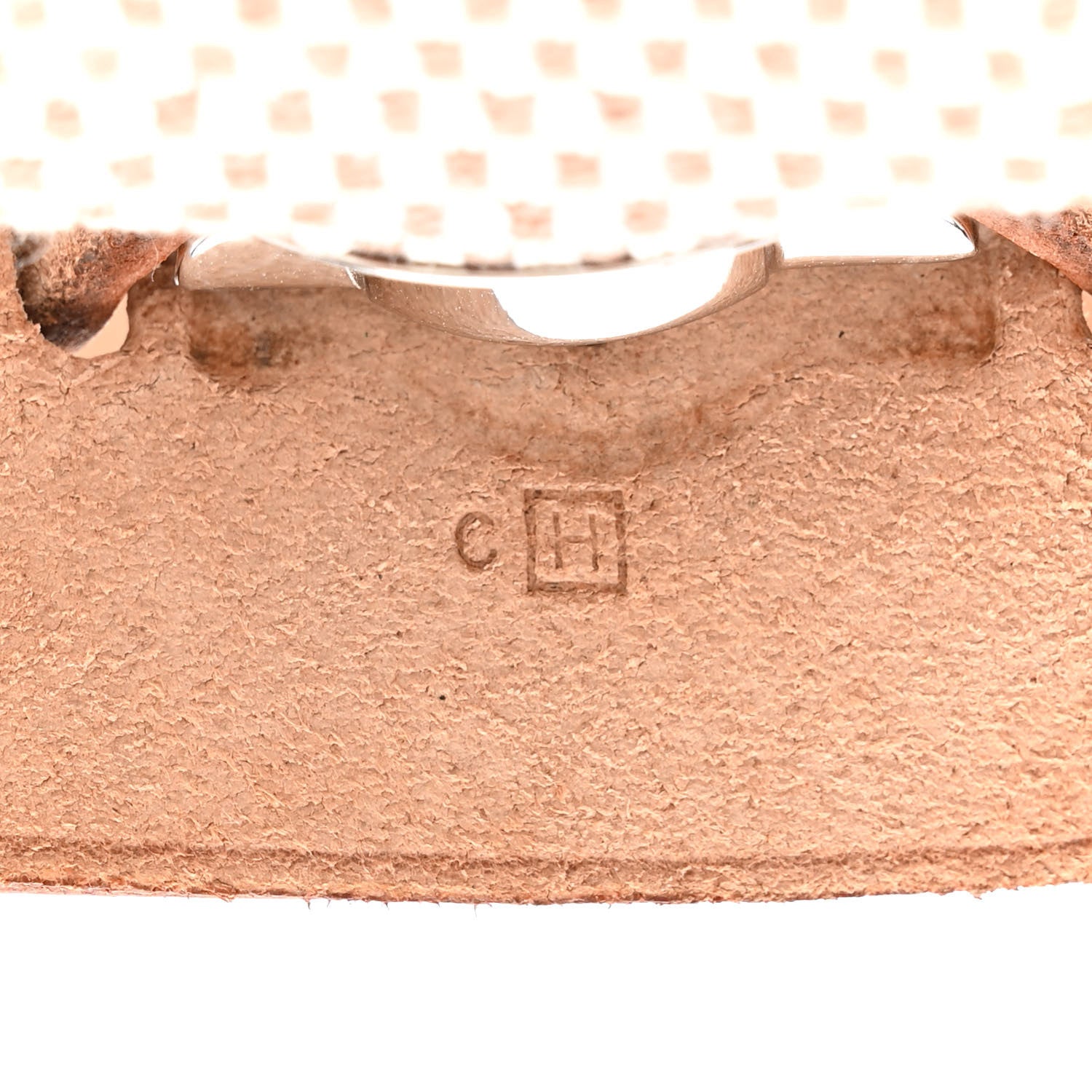 Hermes Toile Vache Calfskin Herbag 30 PM Black Natural 9 of 12