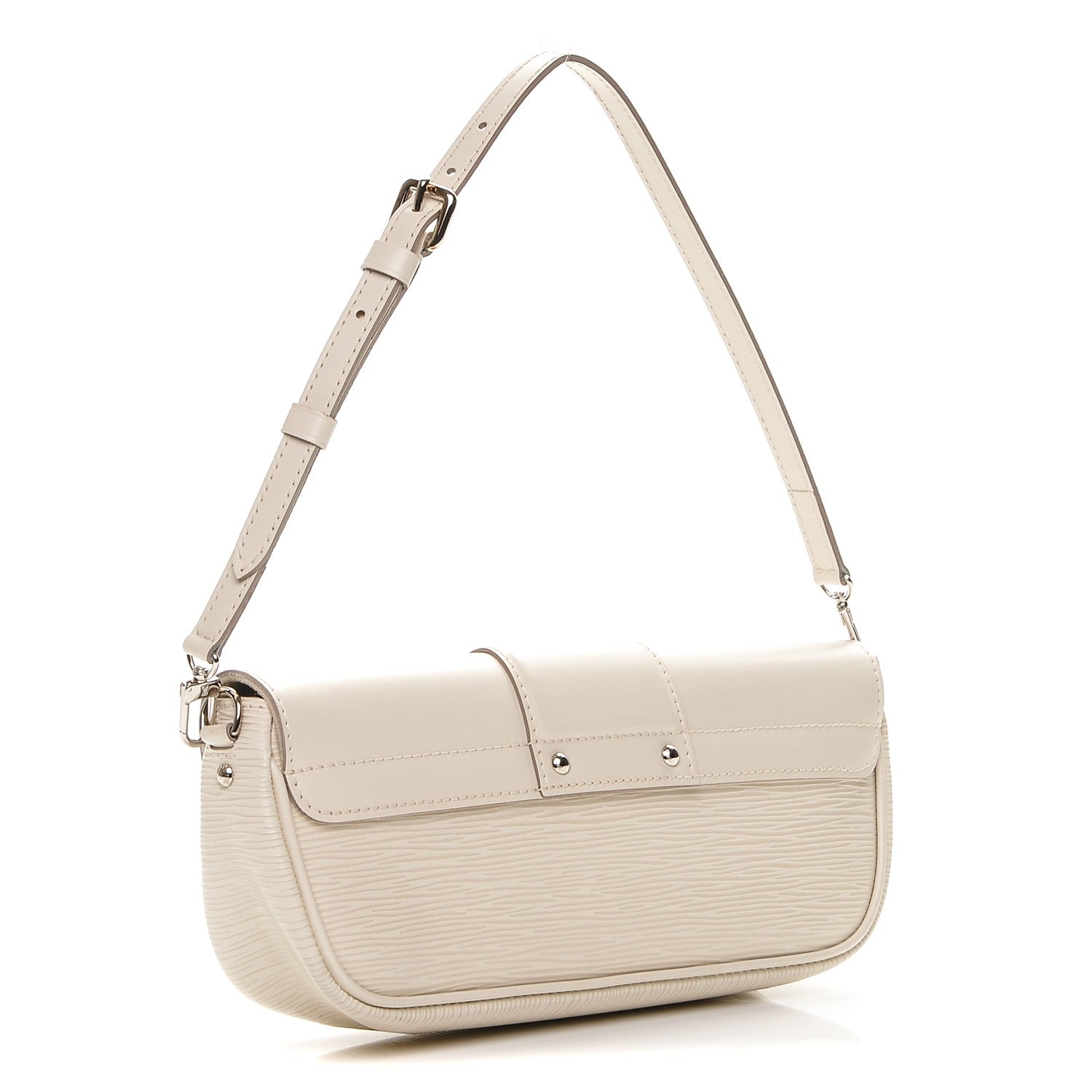 Louis Vuitton Epi Montaigne Clutch Ivory 3 of 6