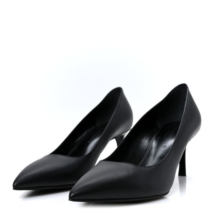 Louis Vuitton Calfskin Cherie Pumps 37.5 Black 4 of 9