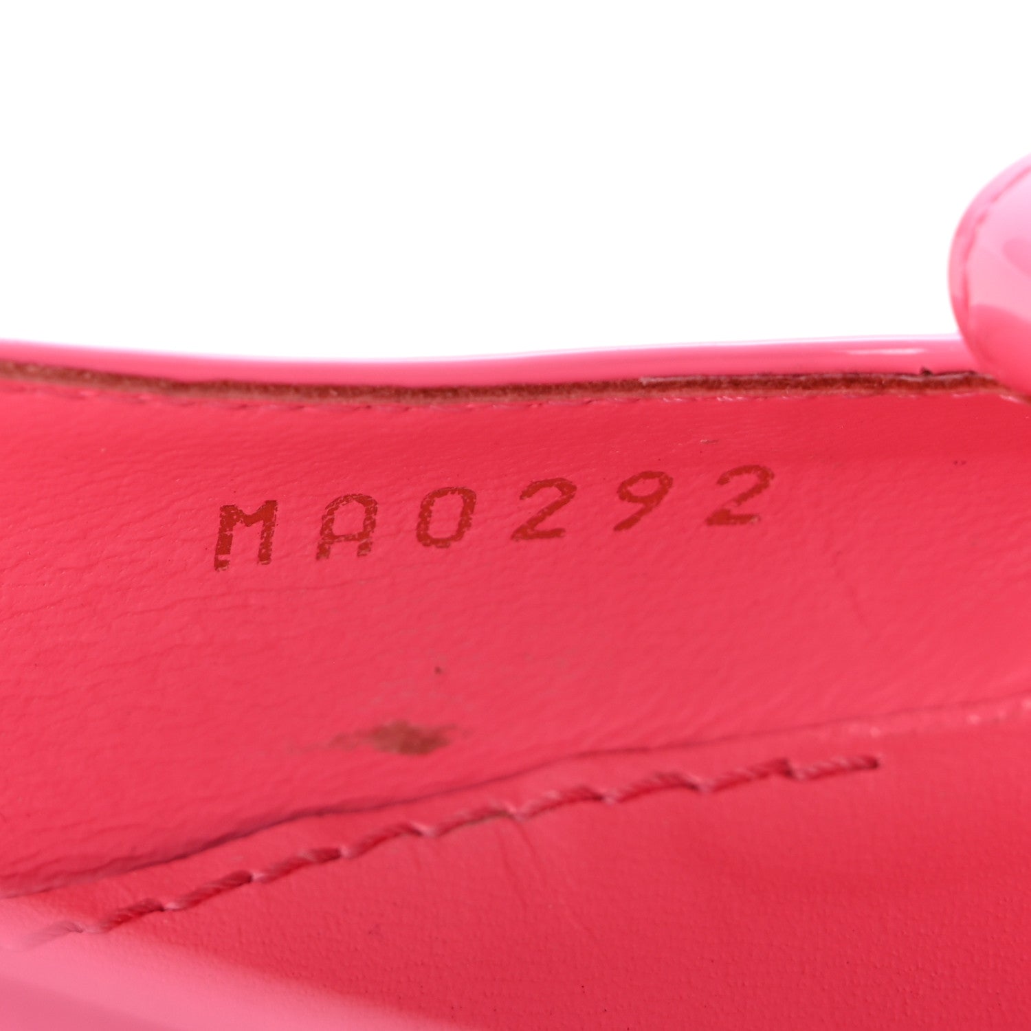 Louis Vuitton Patent Calfskin Shake Slingback Pumps 37.5 Pink 9 of 10