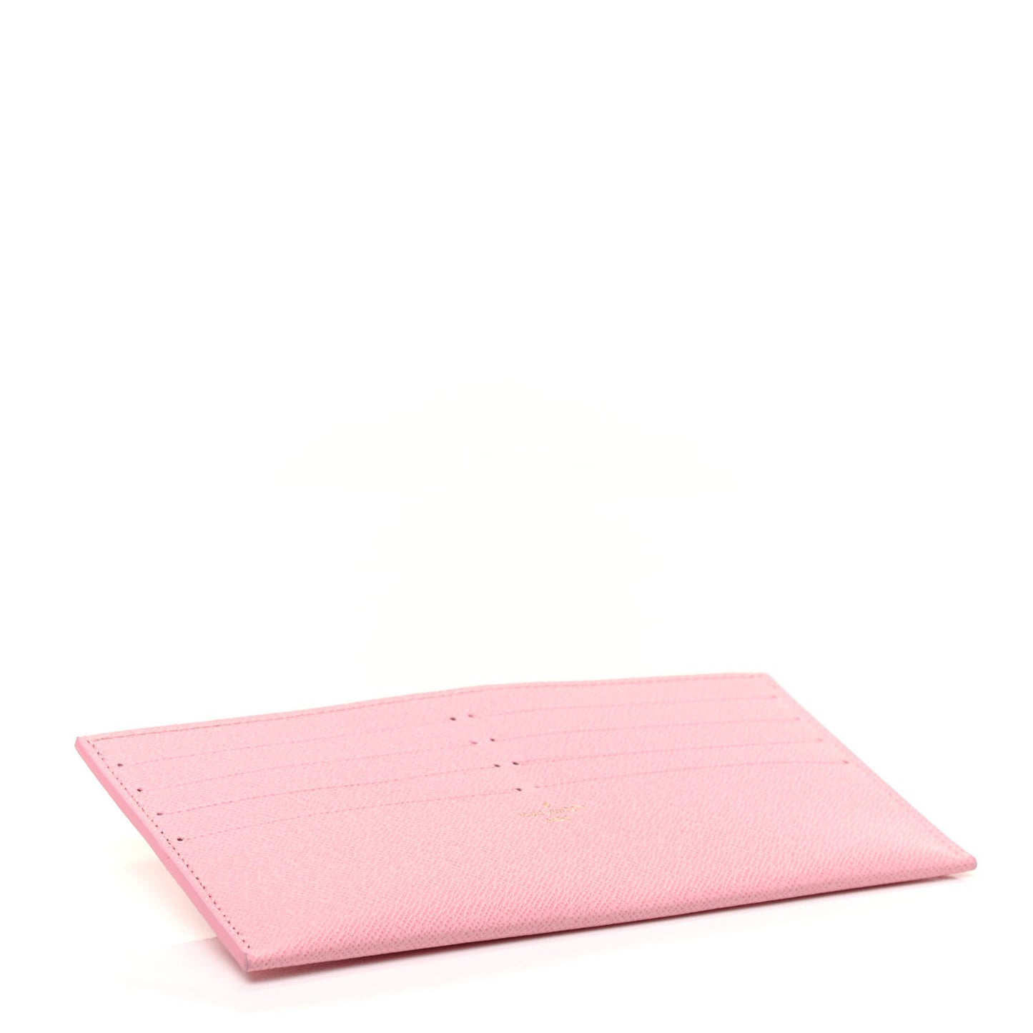 Calfskin Felicie Stud Card Holder Insert Rose Ballerine