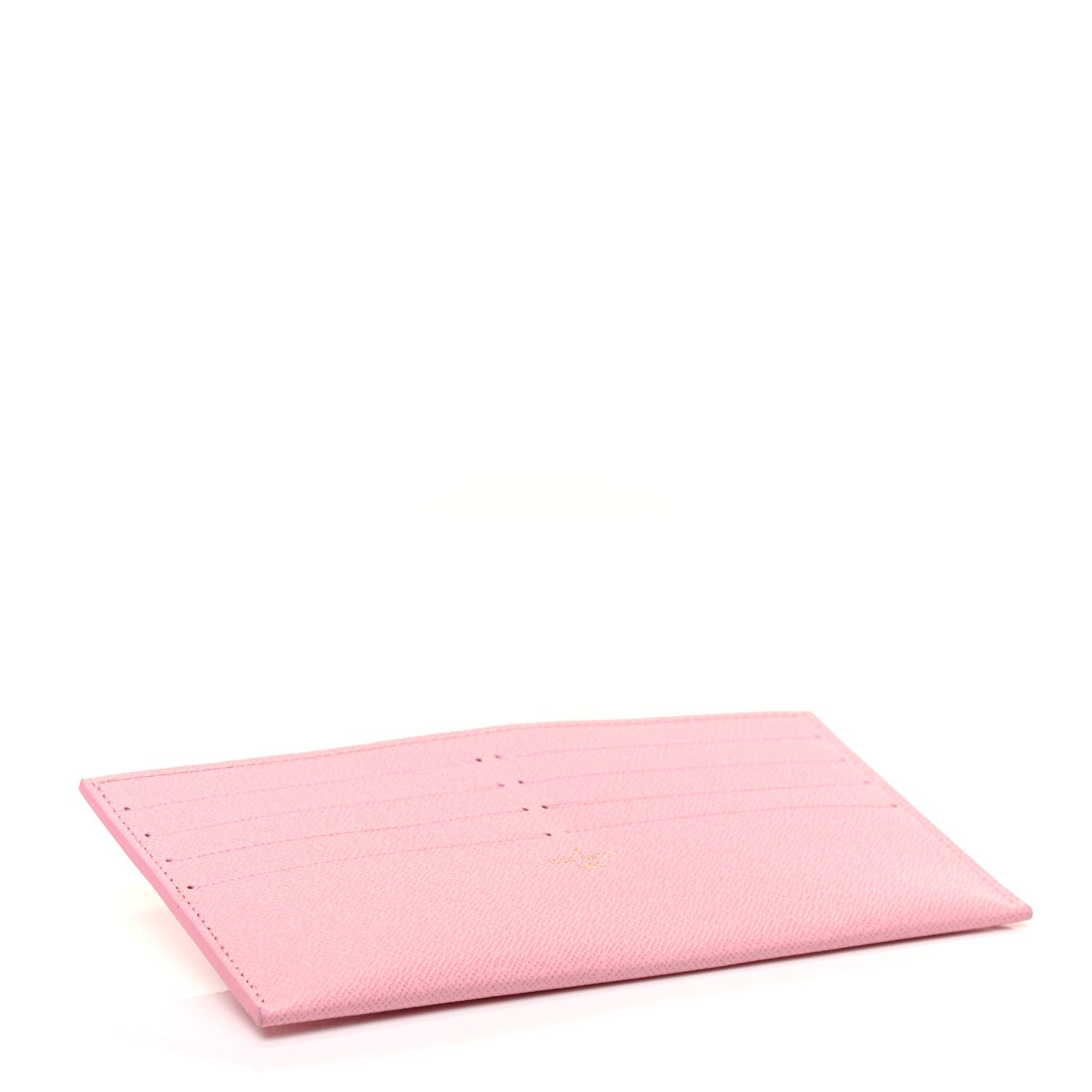 Louis Vuitton Calfskin Felicie Stud Card Holder Insert Rose Ballerine 4 of 5