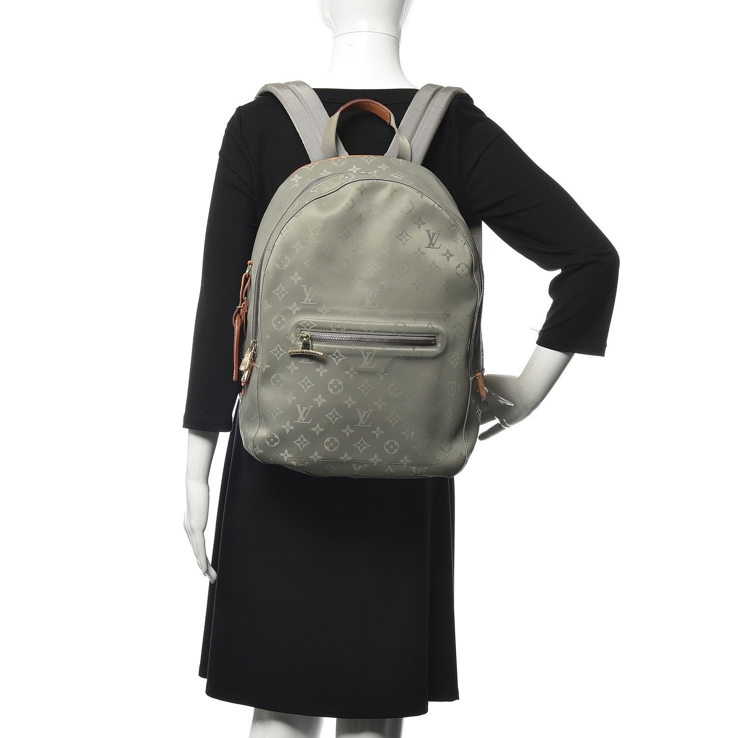 Louis Vuitton Monogram Titanium Backpack PM 2 of 10