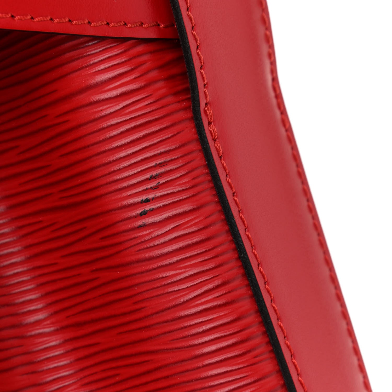 Louis Vuitton Epi Sac D'Epaule Castillan Red 10 of 10