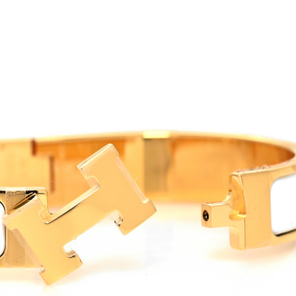 Hermes Enamel Narrow Clic Clac H Bracelet PM White 4 of 5