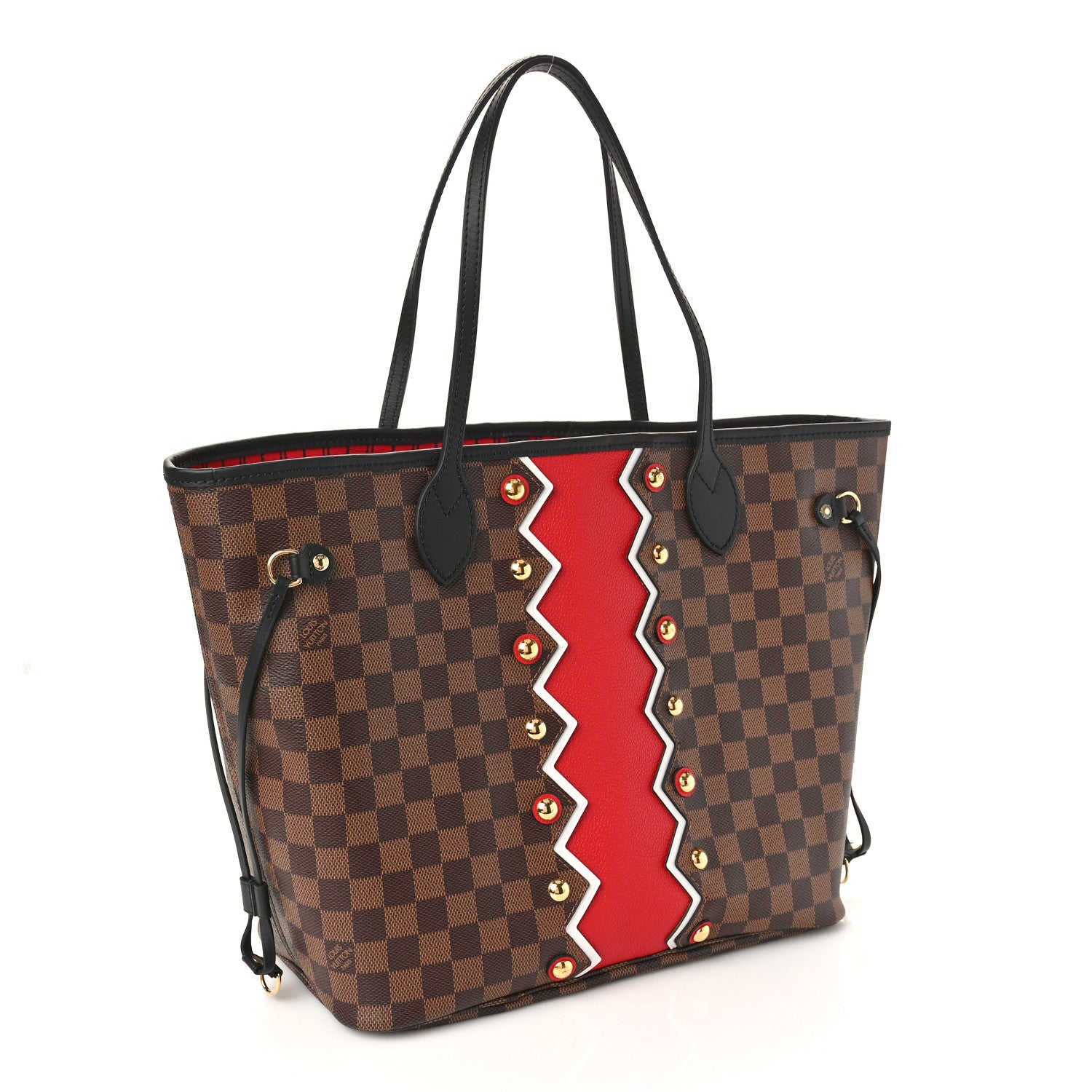 Louis Vuitton Damier Ebene Karakoram Neverfull MM 4 of 9
