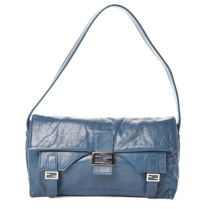 Fendi Nappa Baguette Blue 1 of 9