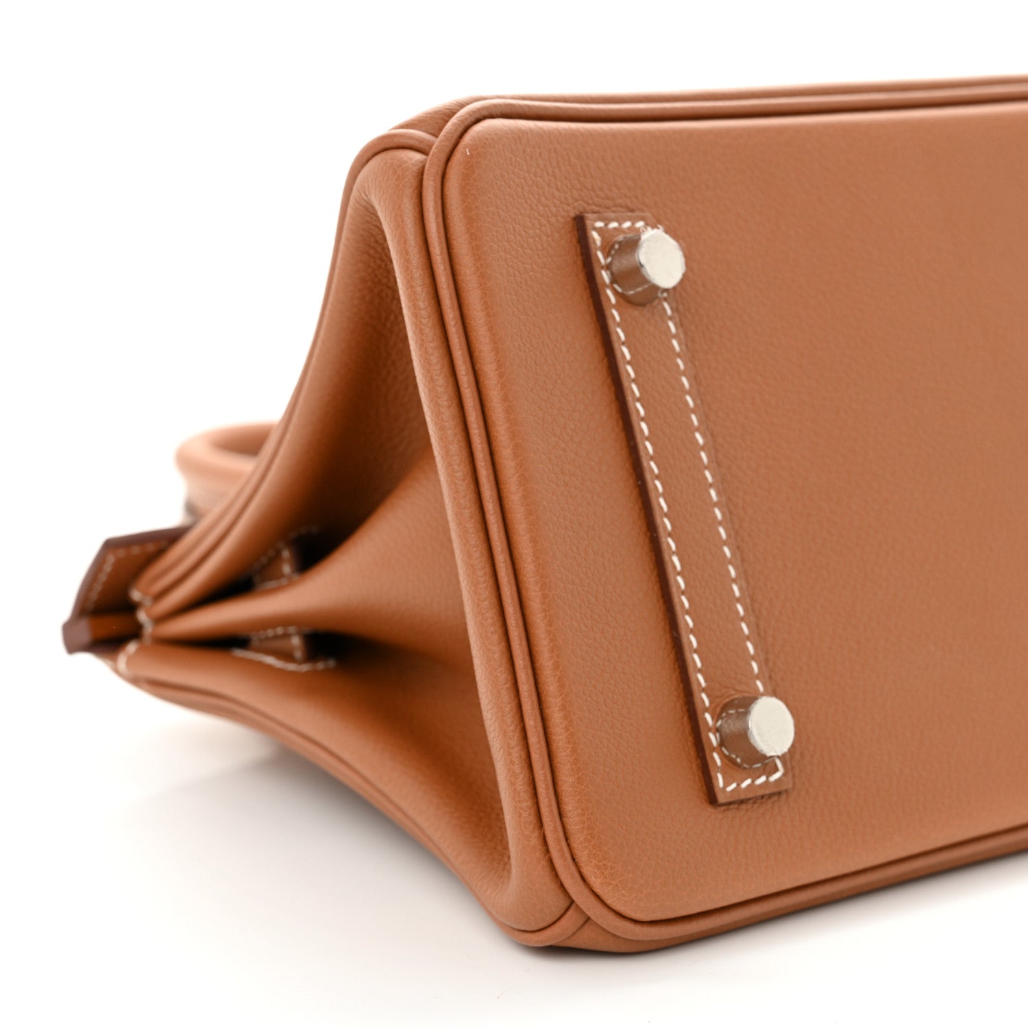 Hermes Evercolor Shoulder Birkin Light 29 Gold 8 of 10