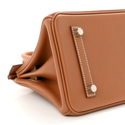 Hermes Evercolor Shoulder Birkin Light 29 Gold 8 of 10