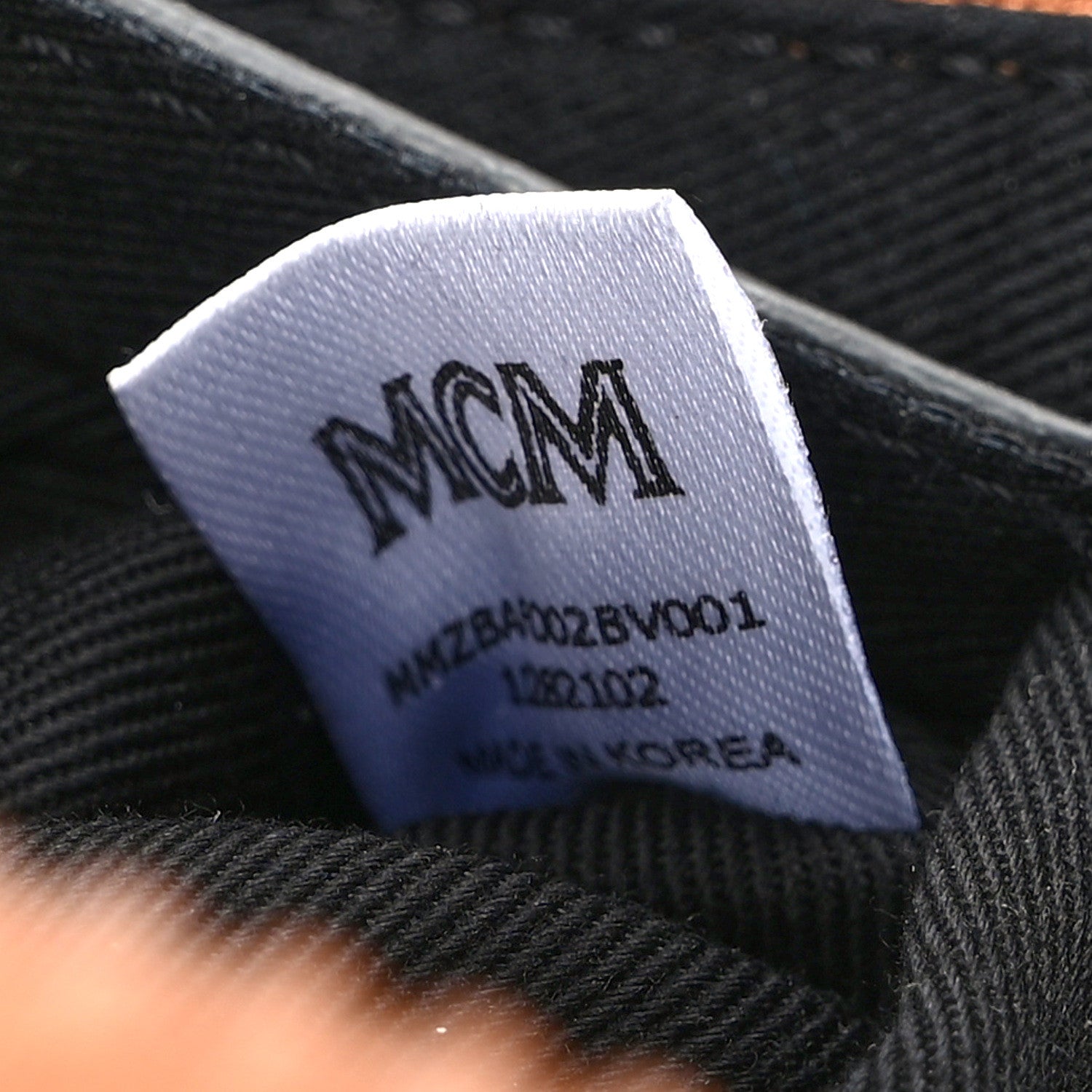 MCM Visetos Small Fusten Belt Bag Black Cognac 7 of 12